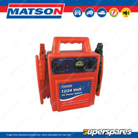 Matson Heavy Duty 12 / 24 volt 3800 Amp Assist Jump Start Pack with 1.5m Cable