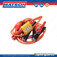 Matson Jump Start Leads Cables - 6B&S/15mm2 400 amps 2.4 metre Length