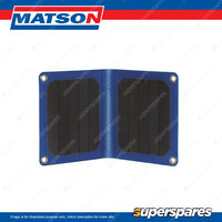 Matson Portable USB 5 watt Solar Panel Charger 5V / 1A Water-resistant