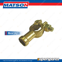 Matson Universal Brass Battery Terminal cable to 1 Gauge 42mm2 - Box of 10