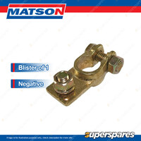 Matson Negative Battery Terminal Connector - 8mm stud cable to 70mm2 Blister Pk