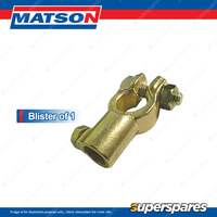 Matson HD Brass Battery Terminal cable to 00 Gauge 65mm2 - Blister Pack 1