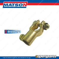 Matson Universal Brass Battery Terminal cable to 2 Gauge 35mm2 - Blister Pack 1