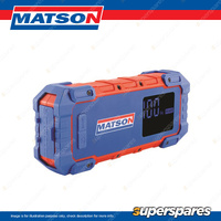 Matson 12V 3000A Lithium Jump Starter - 24000mAh 88.8Wh IP65 Water Protection