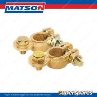 Matson Negative Battery Terminal - Bolt Type 8mm Stud Size Box of 10 MA142NB10