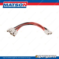 Matson 12V 50 Amp Accessory Cable - 40cm Length 8B&S 7mm2 Split Cable