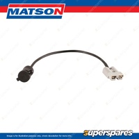 Matson 12V 10 Amp Accessory Cable - 50A Connector to Cigarette Socket Female