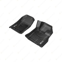 Front Pair Trufit 3D Rubber Mats Maxtrac Series for Isuzu D Max Dual Cab 2020-On