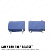 Trupro Front Sway Bar Drop Brackets for Toyota Landcuiser FZJ80 2"-4" Lift