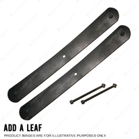 Trupro 10mm Thick Universal 1.5  - 2 Inch Add a Leaf Helper Spring 35mm - 50mm