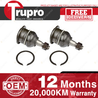 2 Pcs Trupro Front Upper Ball Joints for Ford Courier PC PD SGHC 2.6L Utility
