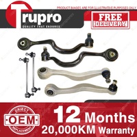 Trupro Front Upper Lower Control Arms Sway Bar Links for BMW 5 Series E34 88-96