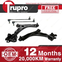 Trupro Front Lower Control Arm Sway Bar Link Kit for Mazda 2 BK 01/04-03/09