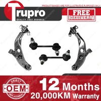 Trupro Front Lower Control Arm Sway Bar Link Kit for Mazda 626 GF 06/99-08/02