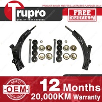 Trupro Front Lower Control Arm Sway Bar Link Kit for Mazda 323 Famillia BF BW BV