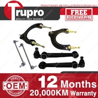 Front Upper Lower Control Arm Sway Bar Link Kit for Mitsubishi Galant VR4 99-02