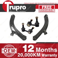 Trupro Front Lower Control Arms Sway Bar Links for Nissan Pathfinder R51M 05-13