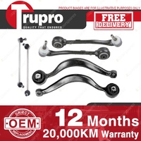Trupro Front Upper Lower Control Arms Sway Bar Links for BMW X5 E53 Wagon 00-07