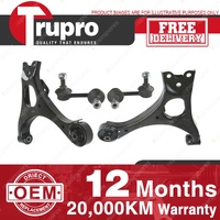 Trupro Front Lower Control Arm Sway Bar Link Kit for Honda Civic FD 02/06-01/12