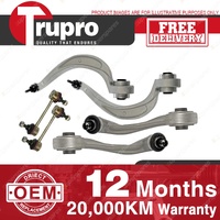 Trupro Front Upper Lower Control Arms Sway Bar Links for Audi A5 S5 RS5 8T 08-09