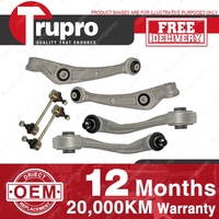 Trupro Front Upper Lower Control Arm Sway Bar Link Kit for Audi A6 C7 07/11-On
