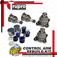 4 Ball Joint + Bush Control Arm Rebuild Kit for FORD Mustang 3 bolt mount UPPER