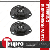 Pair Front Upper Strut Mounts for Hyundai Santa Fe SM 2.0 2.4 2.7L SUV 00-06