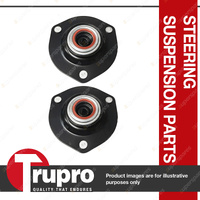 Pair Trupro Front Strut Mounts for Toyota Kluger Highlander GSU 40 45 3.5L 07-14