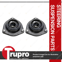 Pair Trupro Front Upper Strut Mounts for Hyundai Accent LC LS Excel X3 Getz TB