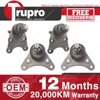 4 Pcs Lower+upper Ball Joints for HOLDEN COMMERCIAL RODEO TFR RA 2WD 03-08