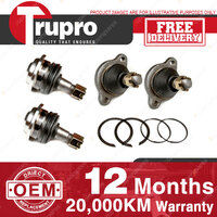 4 Pcs Lower+upper Ball Joints for NISSAN COMMERCIAL VANETTE C120 C121 78-81