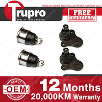 4 Pcs Premium Quality Trupro Lower+upper Ball Joints for MAZDA 626 SNA 75-77