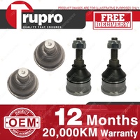 4 Pcs Trupro Lower+upper Ball Joints for FORD COMMERCIAL FALCON AU UTE 98-00