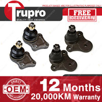 4 Pcs Trupro Lower+upper Ball Joints for MAZDA 1500 1600 1800 929 929L