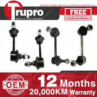 4 Pcs Trupro Front+Rear Sway Bar Links for MAZDA CX-7 Inc AWD 06-on