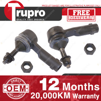 2 Pcs Premium Quality Trupro LH+RH Outer Tie Rod Ends for FORD FALCON FG 08-on