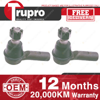 2 Pcs Trupro LH+RH Outer Tie Rod Ends for GREAT WALL V240 K2 Ser 4WD Ute 09-on