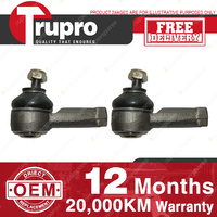 2 Pcs Trupro LH+RH Outer Tie Rod Ends for HOLDEN TORANA HB LC LJ TA 4CYL 67-73