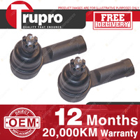2 Pcs Trupro LH+RH Outer Tie Rod Ends for HYUNDAI LANTRA KF 95-00