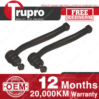 2 Pcs Trupro LH+RH Outer Tie Rod Ends for NISSAN SKYLINE 2WD R31 TRW RACK 86-89