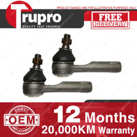 2 Trupro LH+RH Outer Tie Rod for NISSAN SKYLINE R32 2WD CA18 RB20E ENGINE 89-93