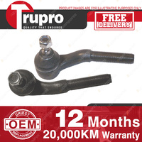 2 Pcs Trupro LH+RH Outer Tie Rod Ends for PEUGEOT 406 SERIES 99-on