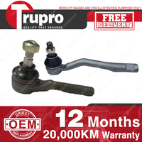 2 Pcs Trupro LH+RH Outer Tie Rod Ends for TOYOTA CORONA AT19 ST19 CT19 92-on
