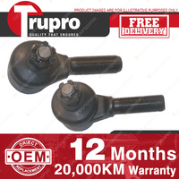 2 Pcs Trupro LH+RH Outer Tie Rod Ends for TOYOTA COMMERCIAL BLIZZARD LD10 82-84