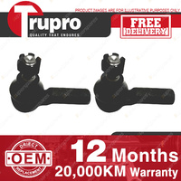 2 Pcs Trupro LH+RH Outer Tie Rod Ends for TOYOTA HILUX 4WD GGN25R KUN26R 05-on