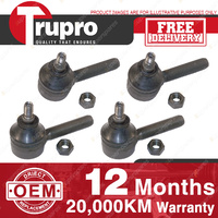 4 Pcs Trupro Outer Inner Tie Rod Ends for BMW E28-5 SERIES 6/81-5/87