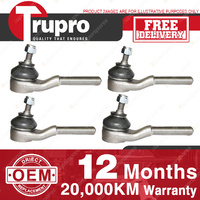 4 Pcs Trupro Outer Inner Tie Rod Ends for Ford Cortina MK1 1.2L 1962-1966