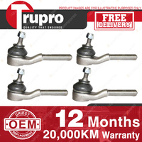 4 Pcs Trupro Outer Inner Tie Rod Ends for FORD CORTINA MK1 1200 1500 7/63-6/66