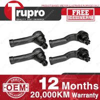 4 Trupro Outer Inner Tie Rod for MAZDA 808 SAVANNA 808 STC SN3A SN4A 1971-75