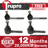 4 Trupro Outer Inner Tie Rod for MERCEDES BENZ W124 200 320 E Class inc Turbo
